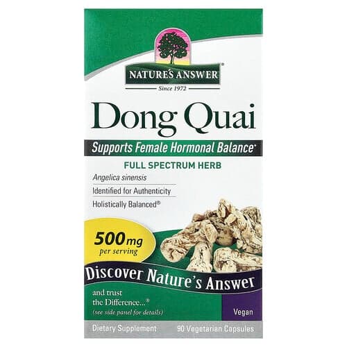Nature's Answer, Dong Quai, 500 mg, 90 Vegetarian Capsules