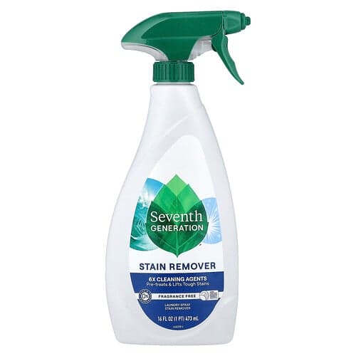 Seventh Generation, Laundry Spray Stain Remover, Fragrance Free, 16 fl oz (473 ml)